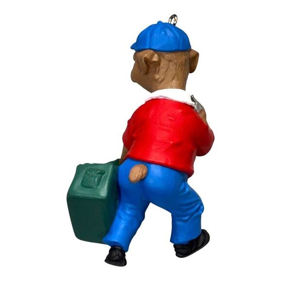 1994 Hallmark Keepsake Ornament Coach Bear Handcrafted Collectible Holiday VTG - Picture 3 of 5